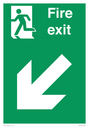 fire-exit-sign-with-arrow-diagonal-down--left--running-man-facing-left~